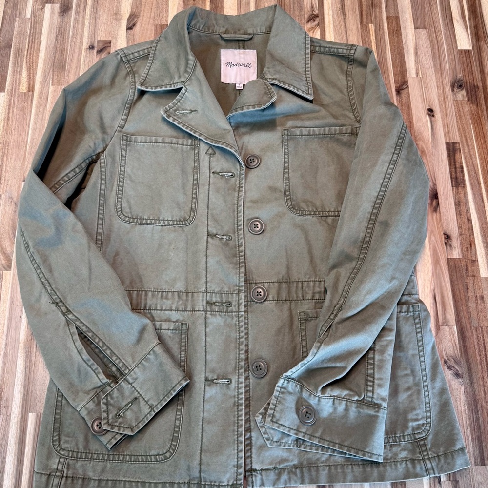 Women's Madewell Green Utility Jacket